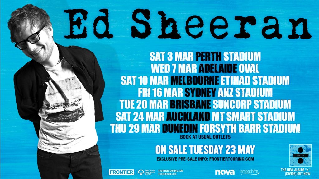 Ed Sheeran Announces Australian Stadium Tour For March 2018 lifewithoutandy