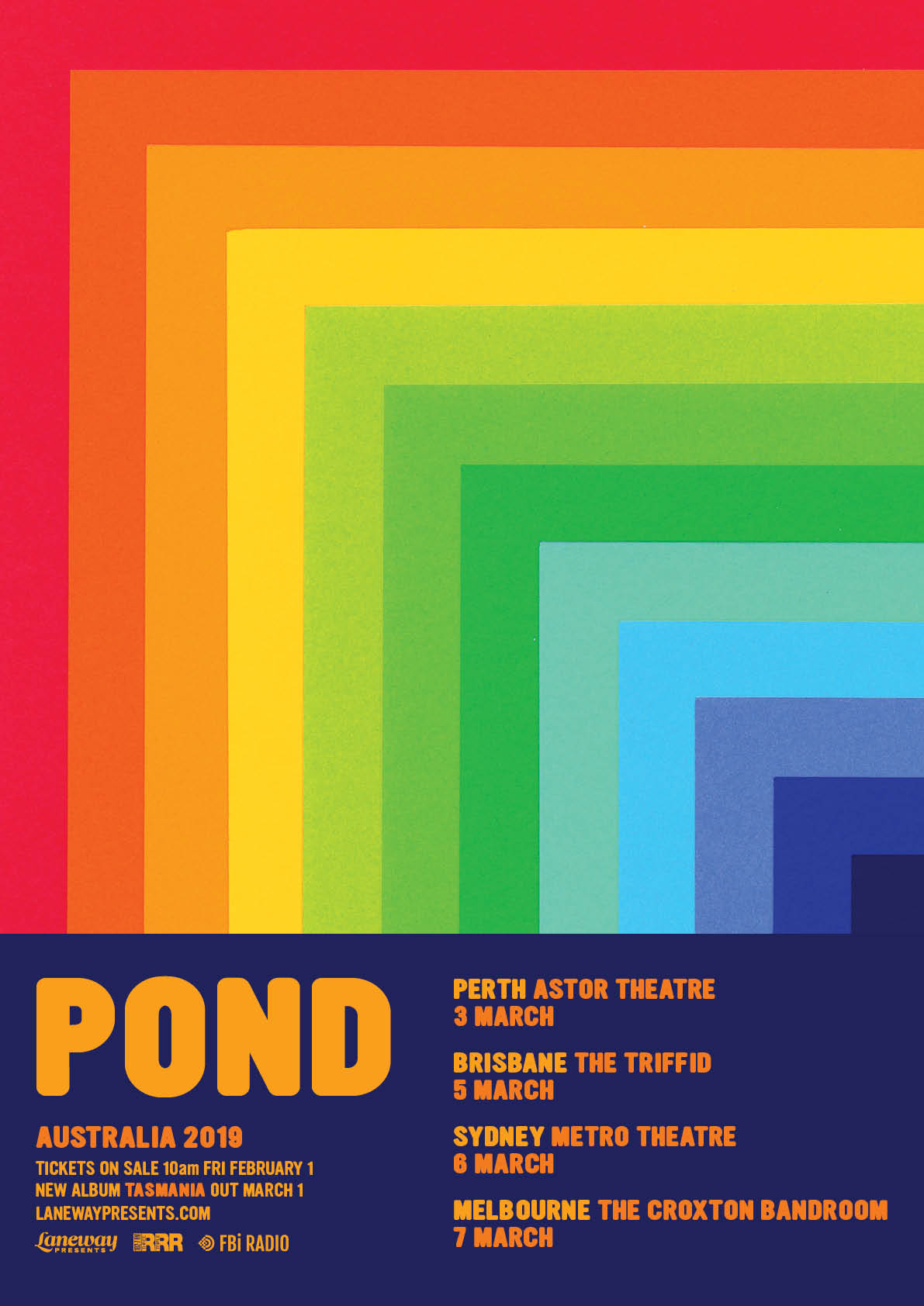 POND Announce March Tour And Release Date For Eighth Album ‘Tasmania