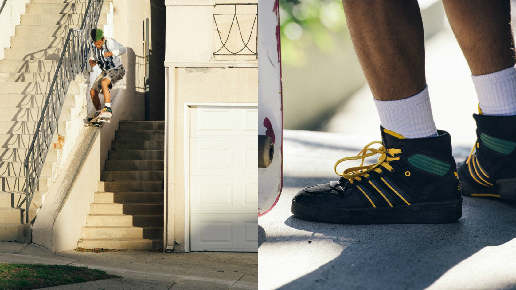 Na-Kel Smith Gets His Very Own Adidas Skateboarding Rivalry Hi OG