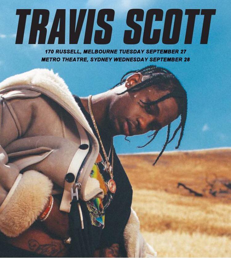 Travis Scott Announces Australian Headline Shows On Top Of Listen Out