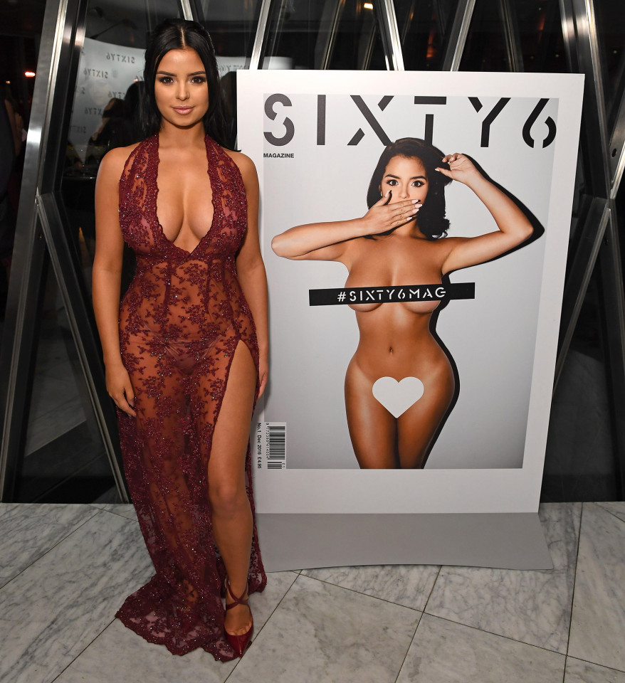 Demi Rose Mawby Is Naked Royalty For The Cover Of Sixty6 