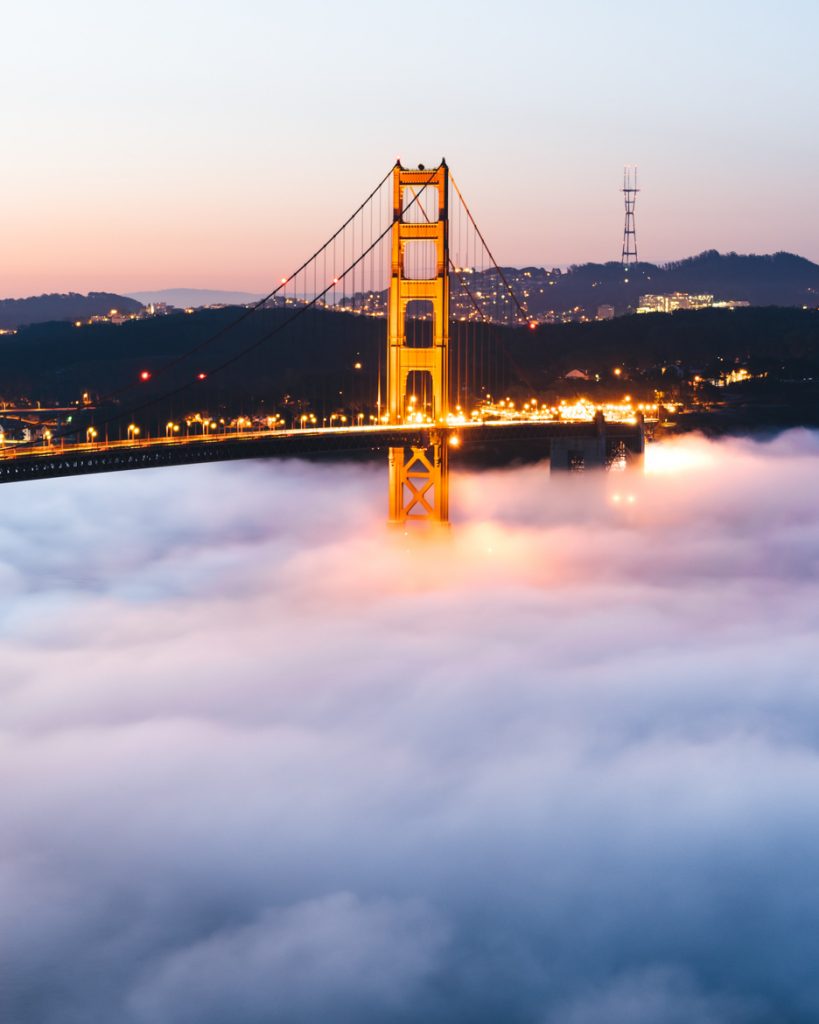 9. Golden Gate low fog