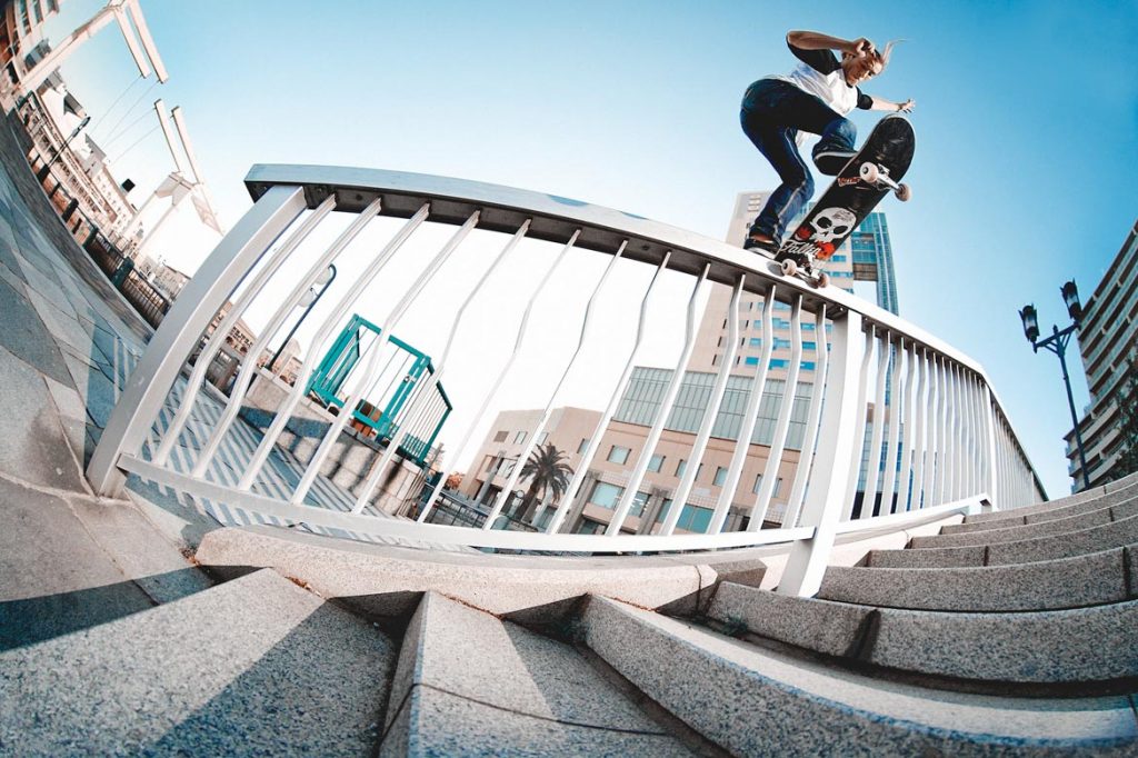 Dane Burman - Backside tail. Kobe, Japan 2012