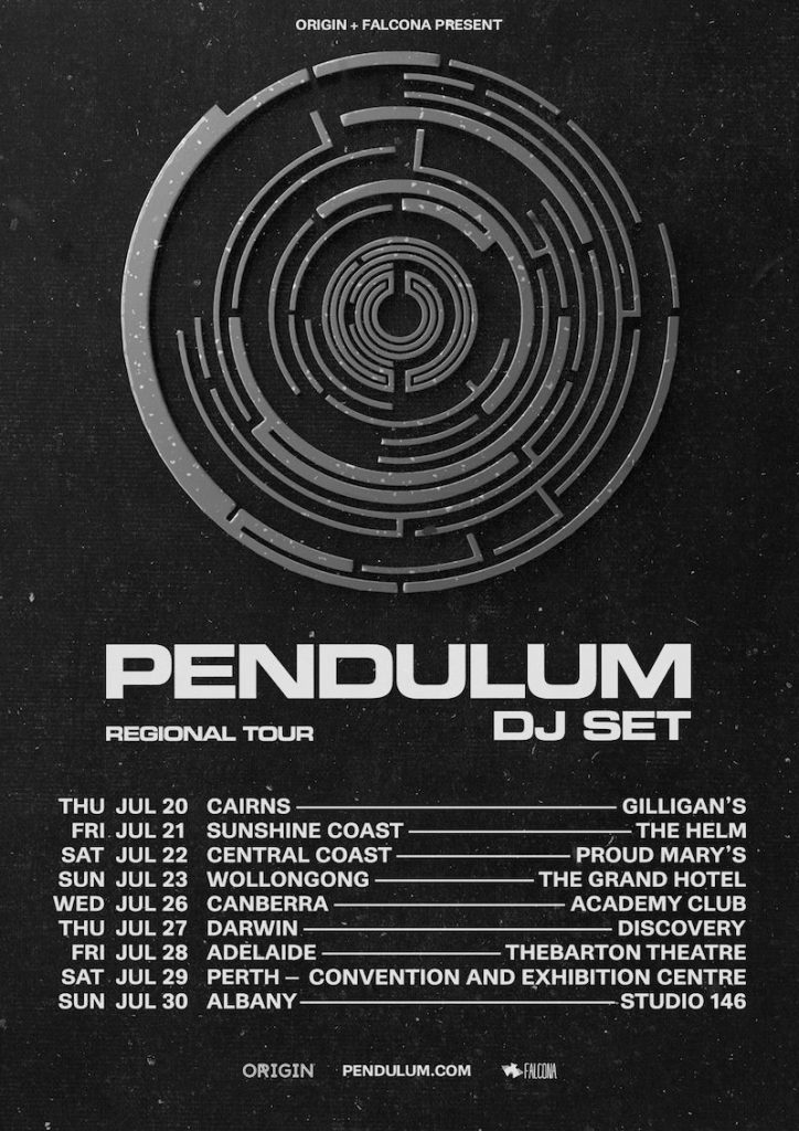 Pendulum DJ Set 2017 Tour Poster