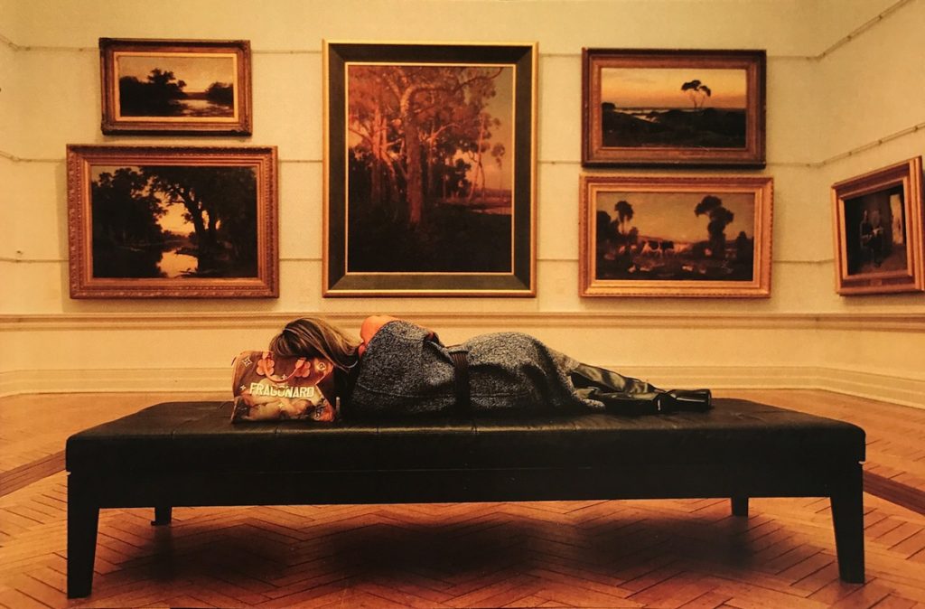 Sleeping at the gallery