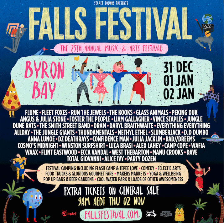 Falls Festival Byron Bay Additions