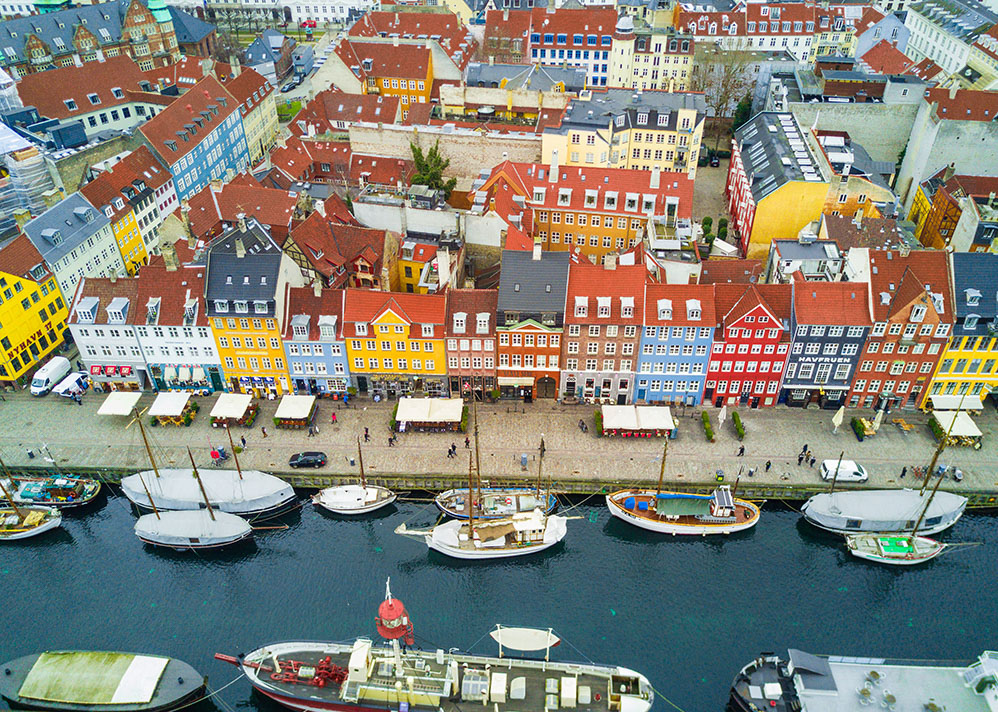 One of my favorite photos, captured with my drone over Nyhavn in Copenhagen