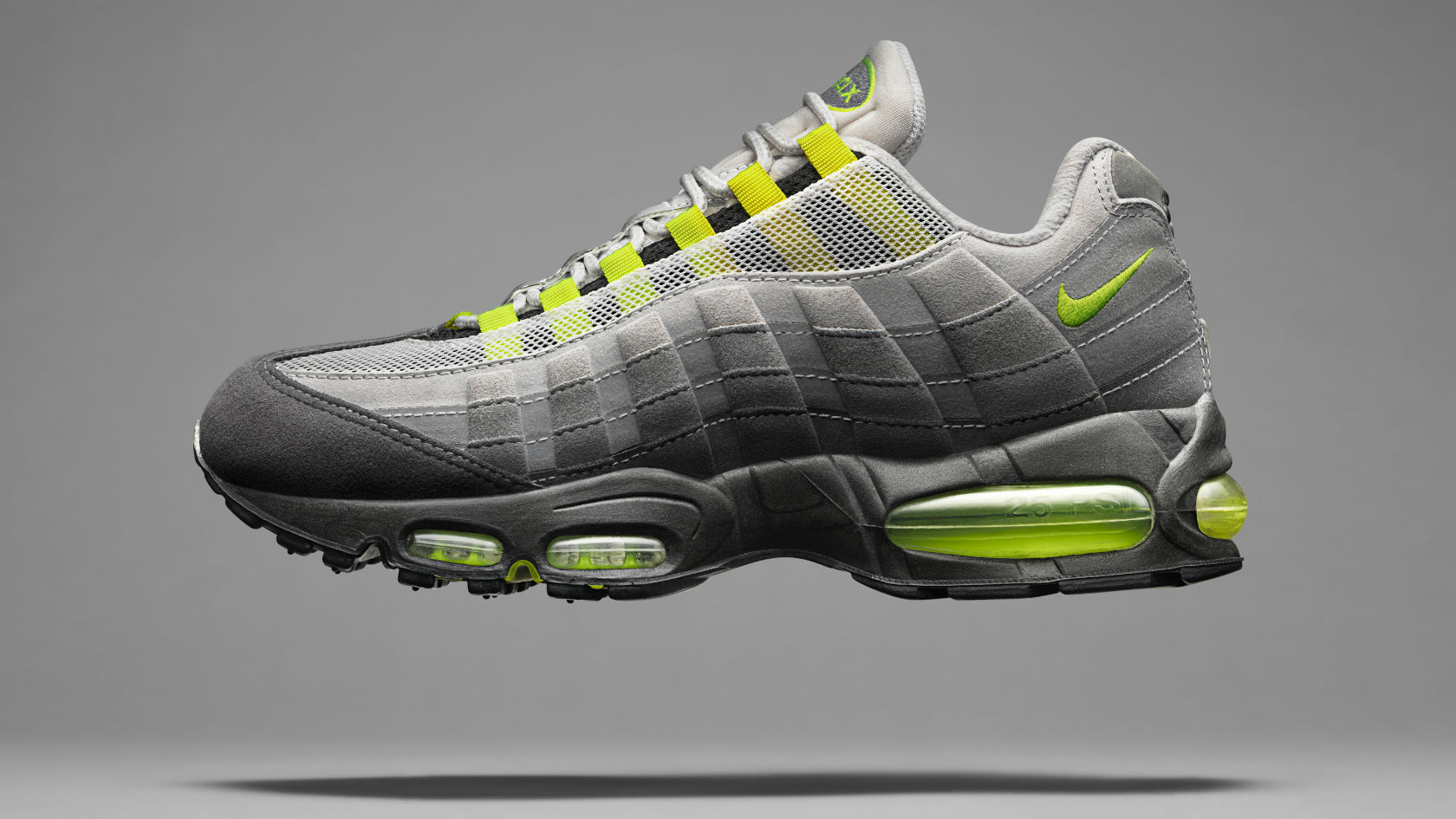 Air max 95 lime green store and grey