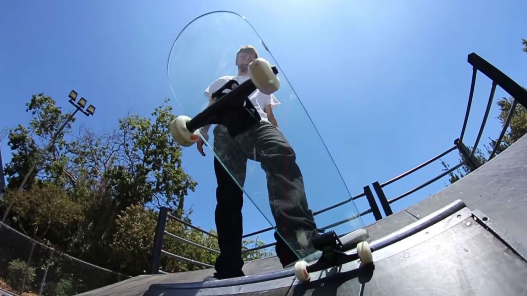 Watch These Bros Try And Ride A Skateboard Made Out Of Glass