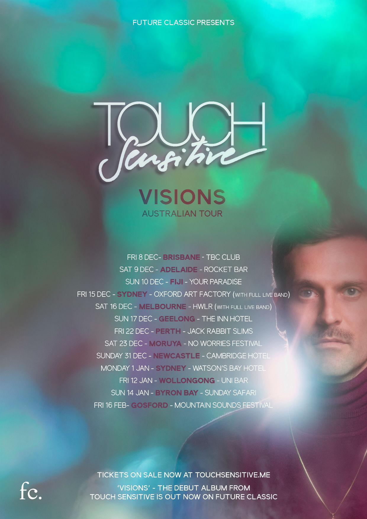 Touch Sensitive Announces National 'Visions' Tour, Kicking Off In