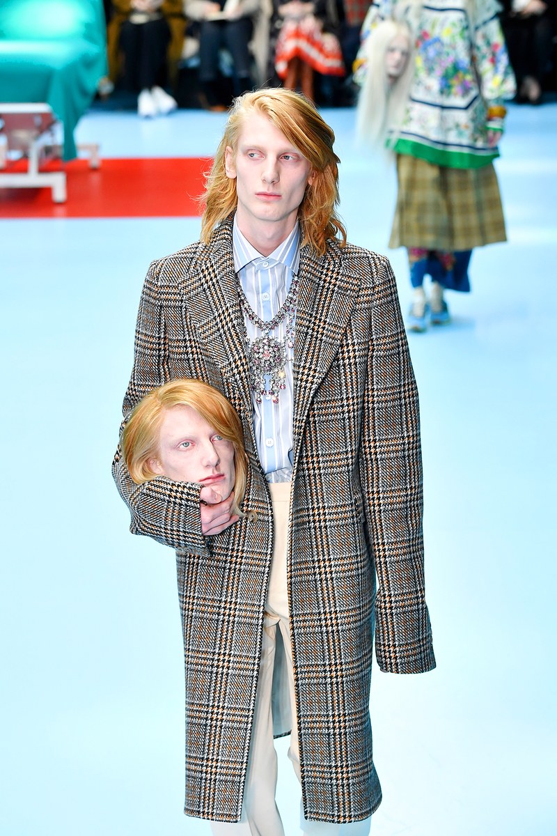 Gucci Models Walk Down Runway With Their Own Severed Heads, Because