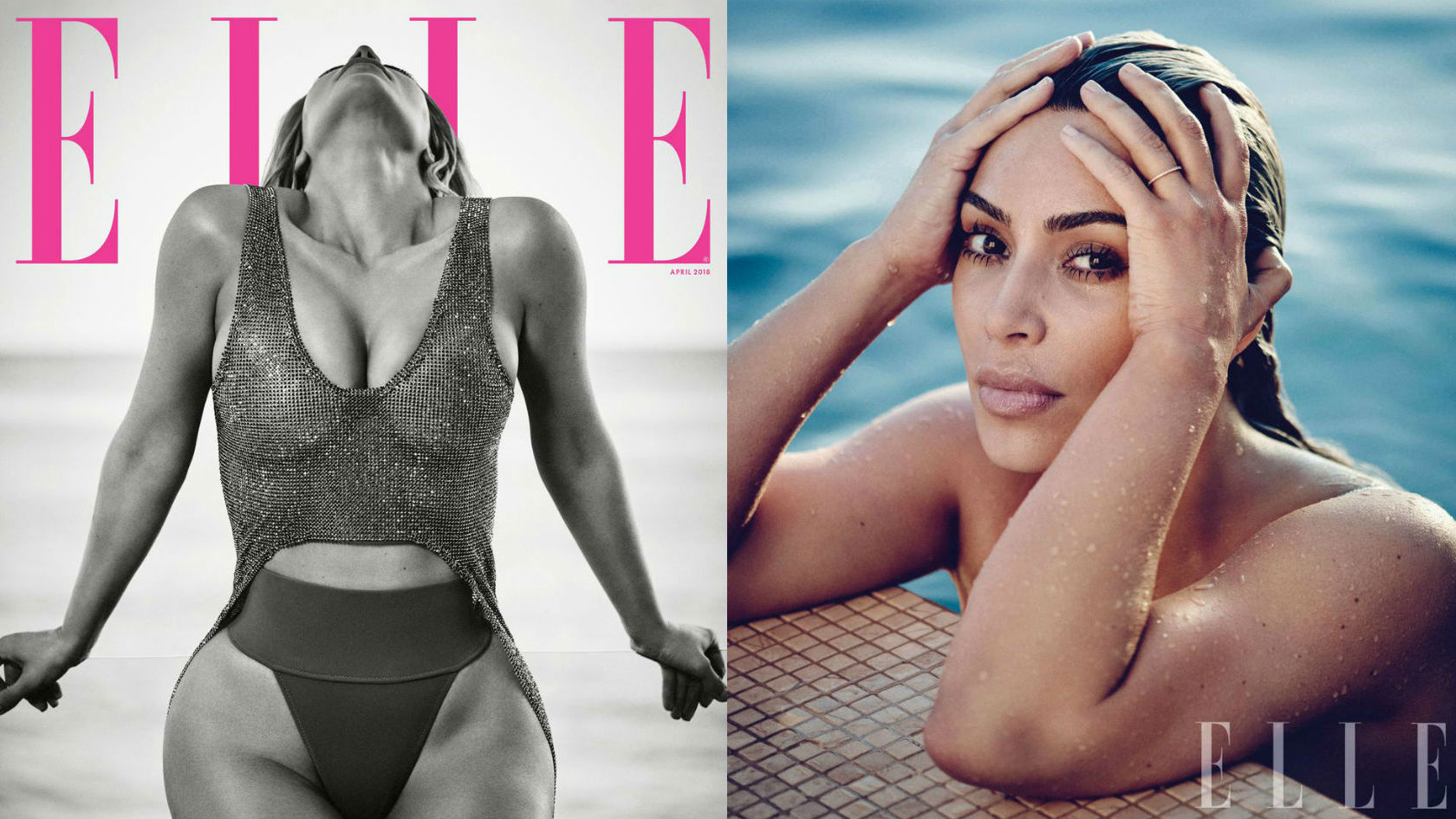 Kim Kardashian Covers Elle Magazine S April Issue Lifewithoutandy