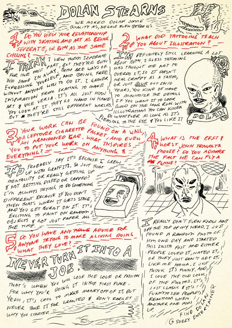 Illustrated Interview: Dolan Stearns | lifewithoutandy