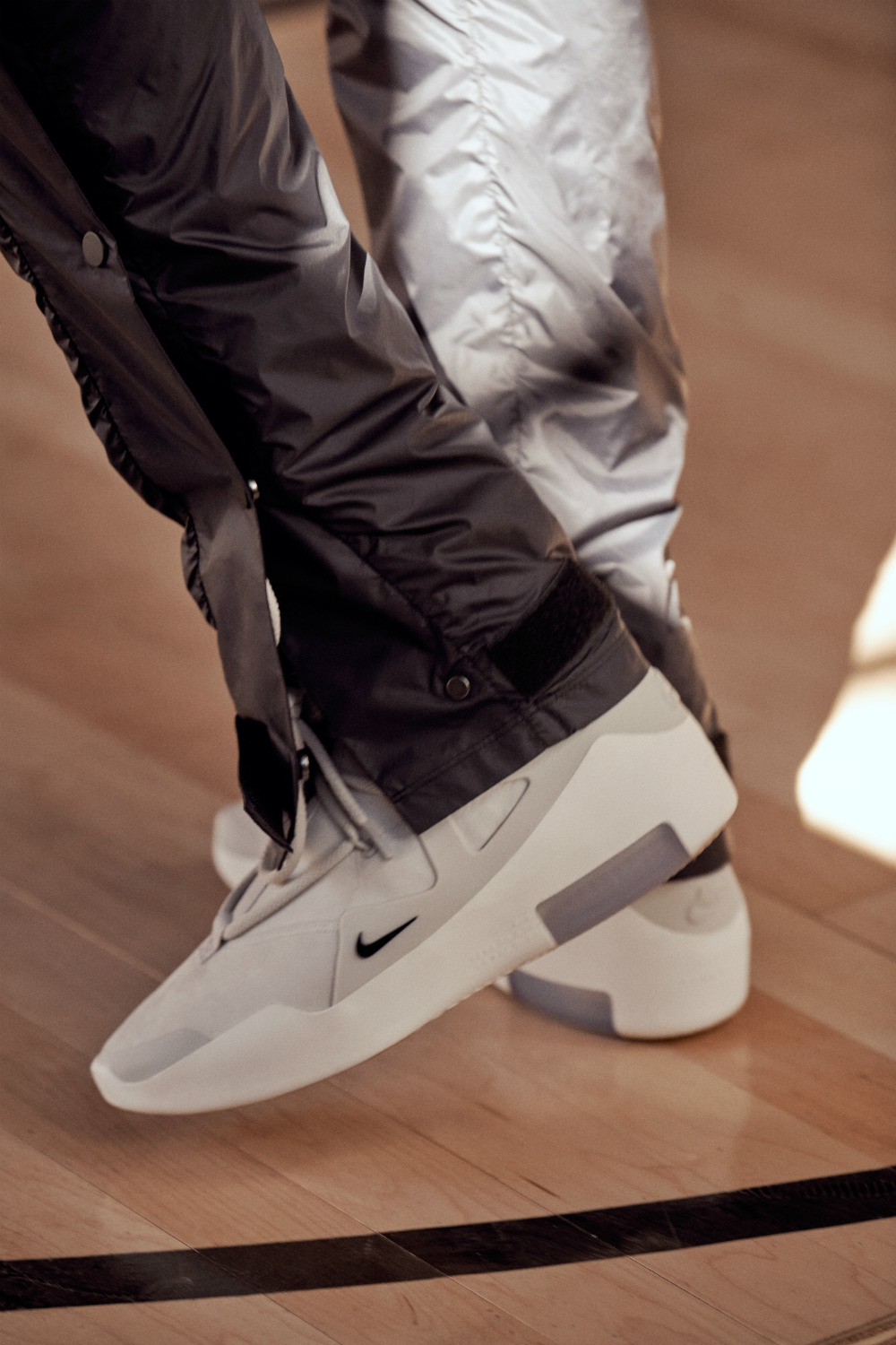 fear of god x nike pants black