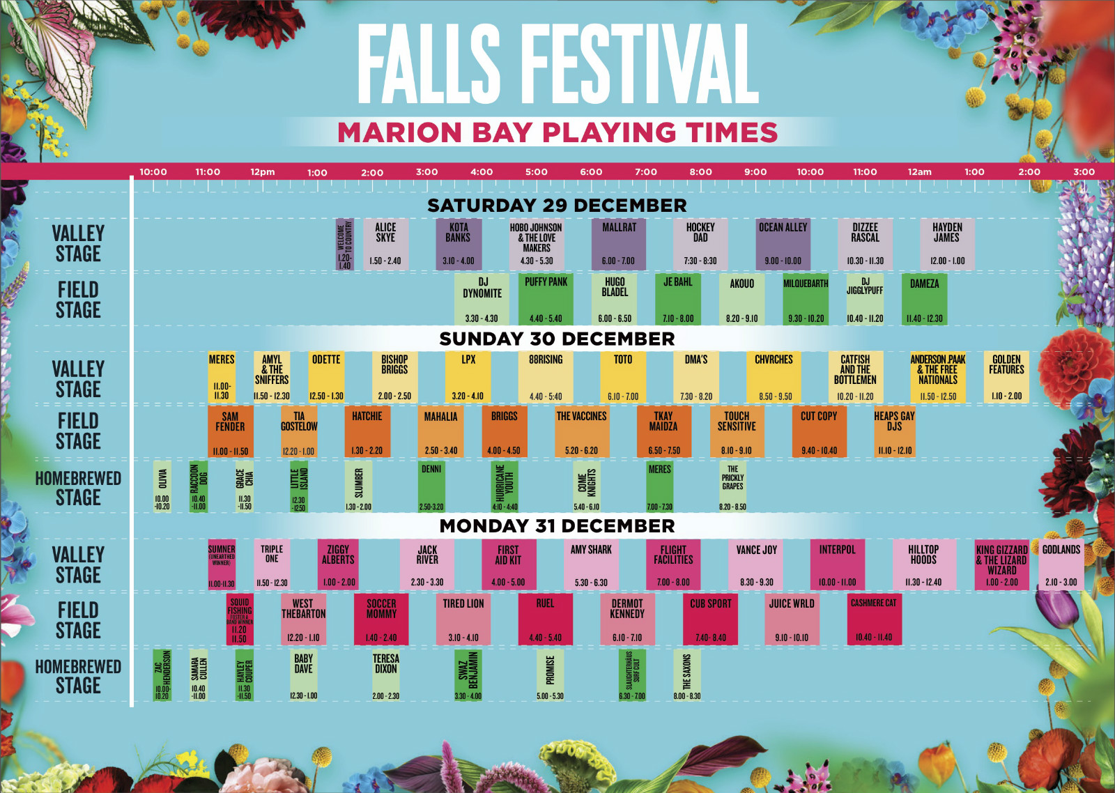 Falls Festival Set Times Are Here lifewithoutandy