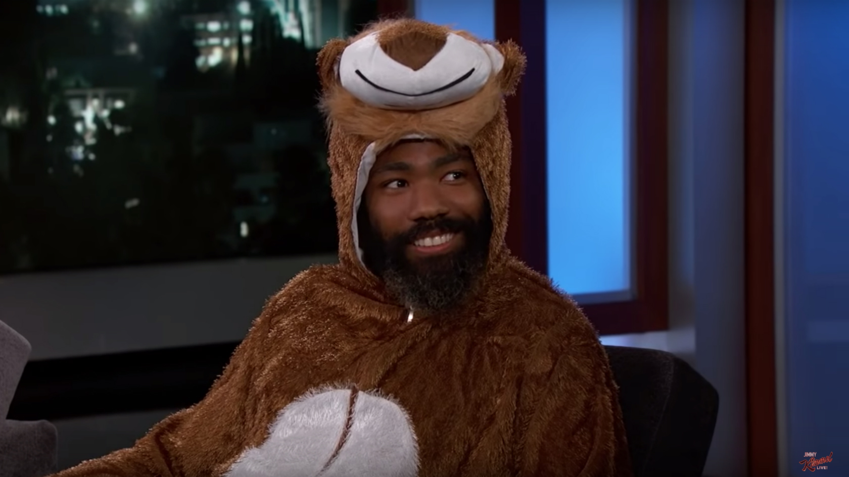 Donald Glover Pulled Up To Jimmy Kimmel Live! In A Halloween Costume To