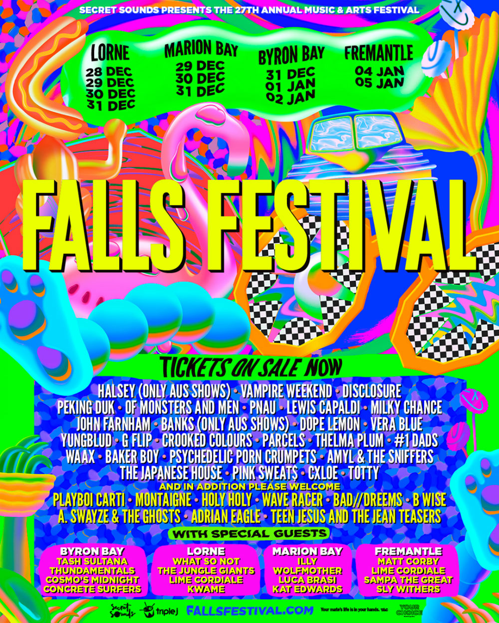 Falls Fest Second Lineup Announcement Is Here Ft. Playboi Carti, Bad