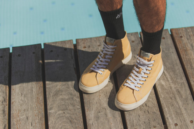 barney cools poolside sneakers