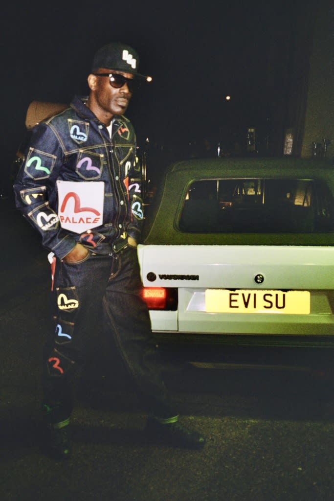 EVISU - PALACE x EVISU DENIM AND MESH TRUCKERの+lfwo-dz.net