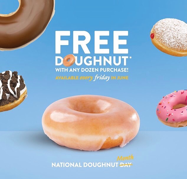 How To Cop Free Krispy Kreme Doughnuts In June | lifewithoutandy