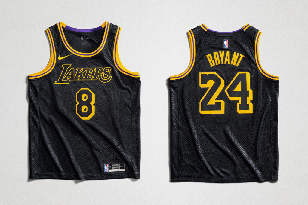 kobe basketball jersey