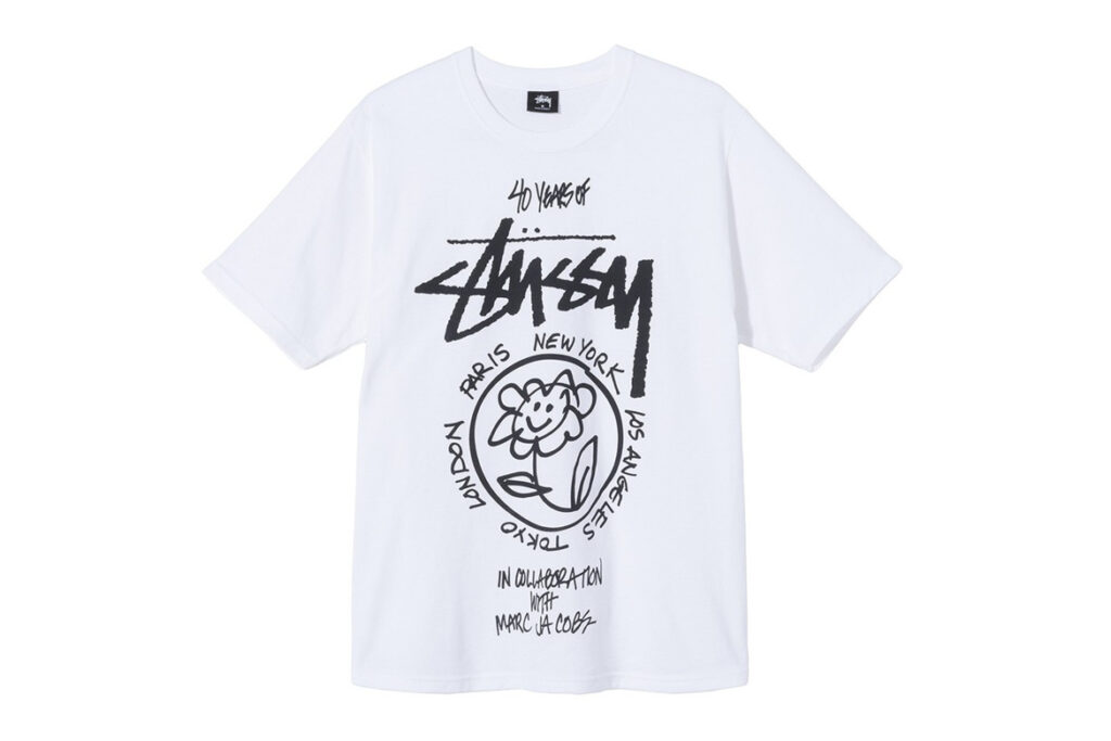Buy Stussy x Virgil Abloh World Tour Collection T-Shirt 'White