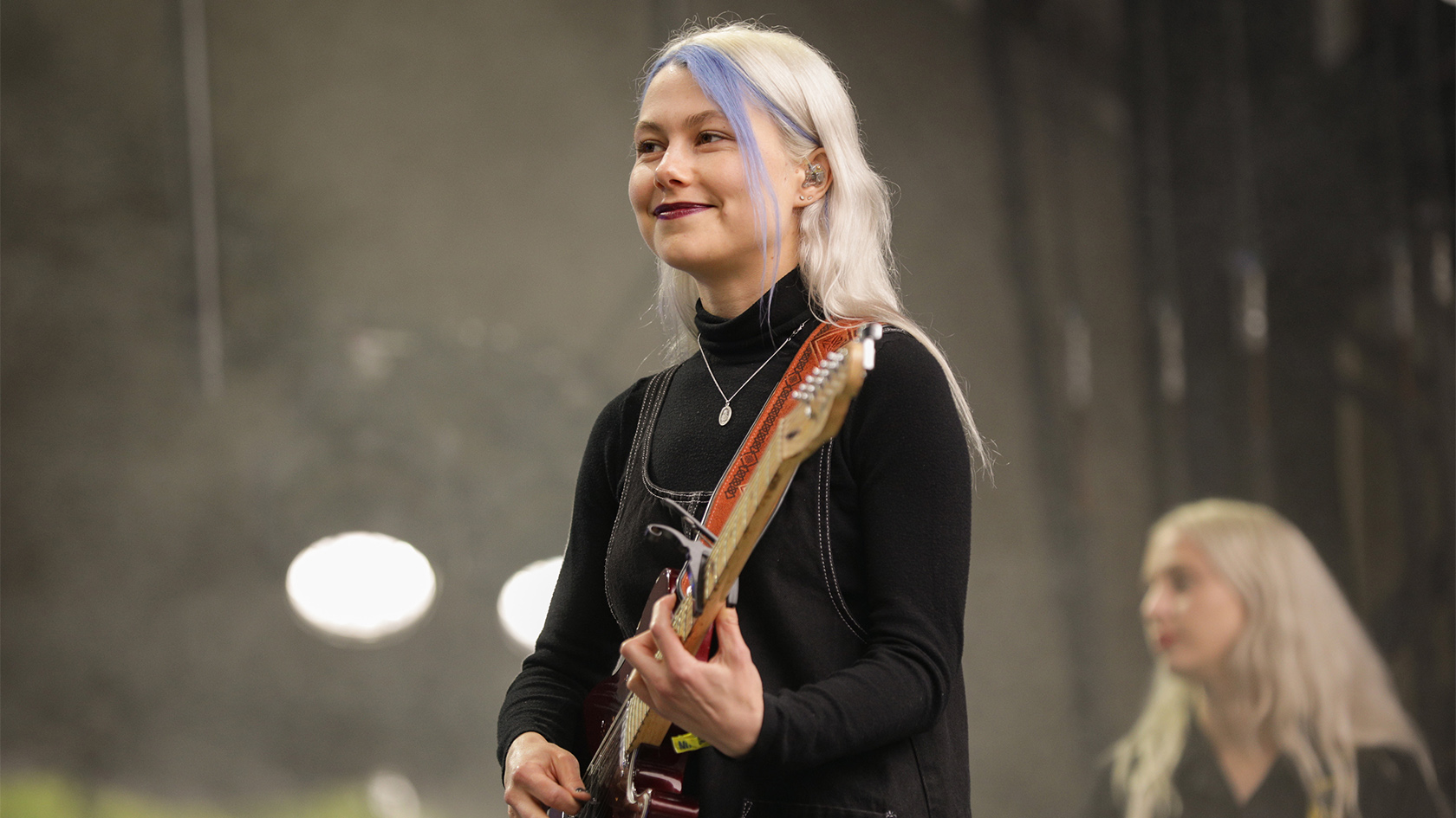 phoebe bridgers pink guitar shirt