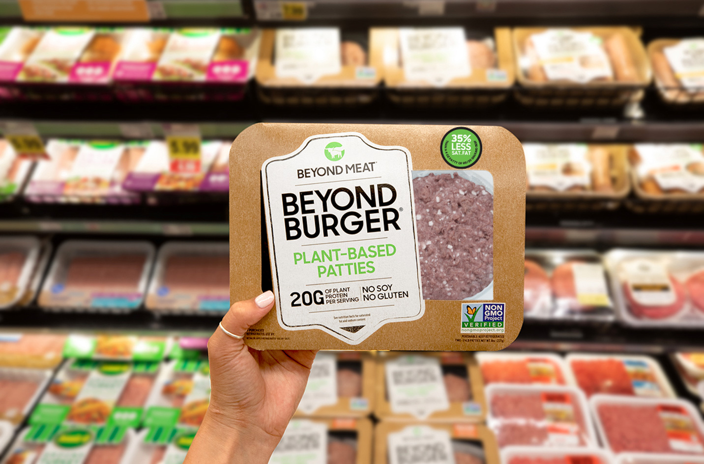 Sizzle Sustainably Woolworths Stocks Shelves with Beyond Meat Plant