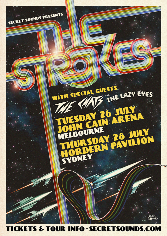 The Strokes Have Announced A String Of Sideshows In Sydney And