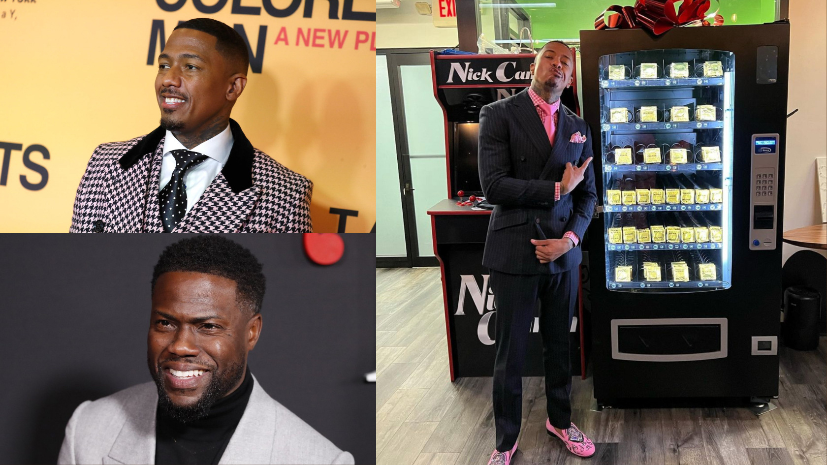 Kevin Hart Gives Nick Cannon A Condom Vending Machine For Valentine’s