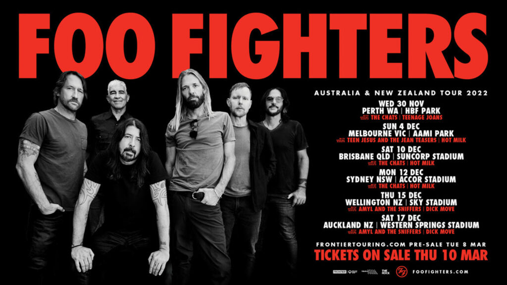 Foo Fighters Are Returning To Australia For A Mammoth Stadium Tour ...