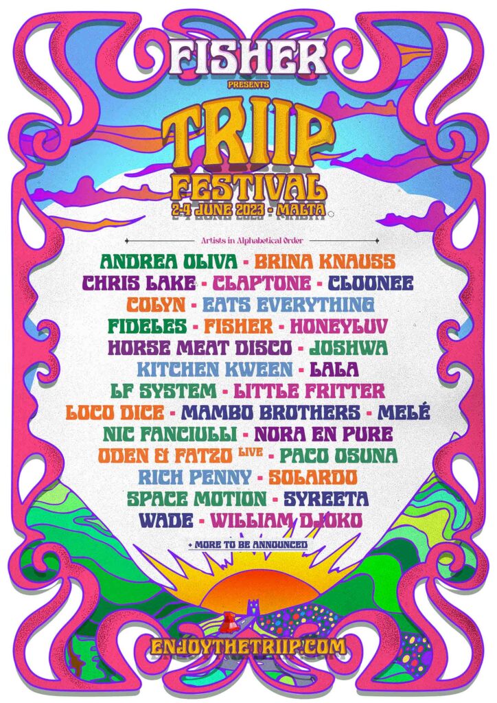 Malta here we come fisher drops lineup for three day island rave