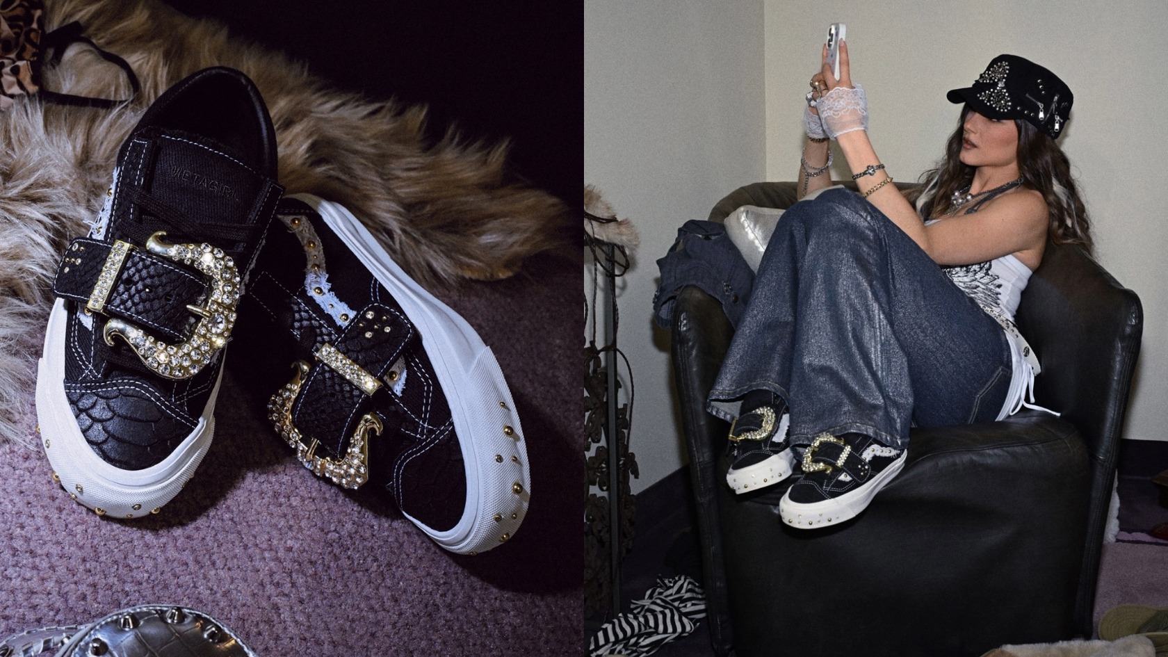 Vans & Metagirl Ride The Y2K Energy With Rhinestone-Covered 